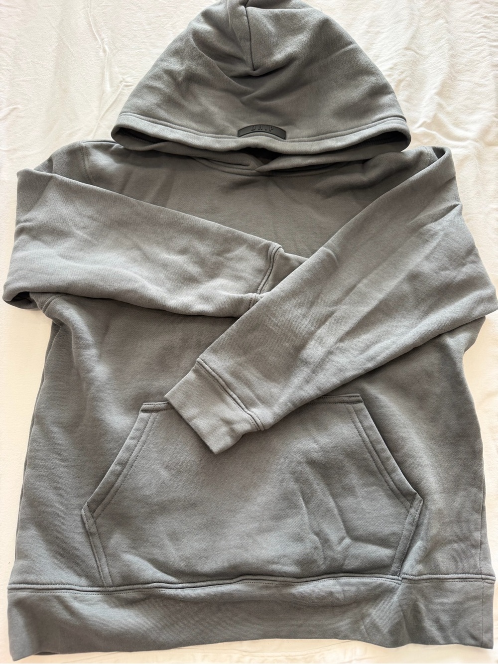 Drip Boys Gray Hooded Sweatshirt Youth Medium – Playing Card Drip Graphic